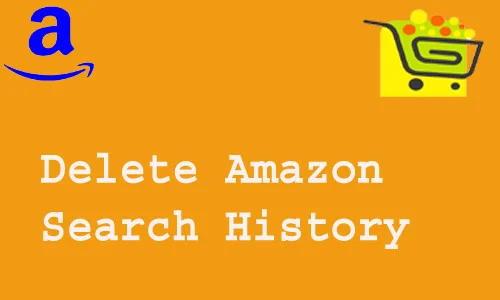 How to Delete Amazon Search History