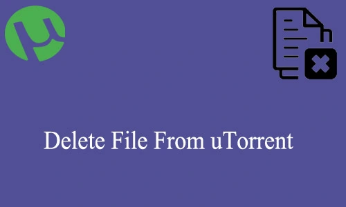 How to Delete File From uTorrent