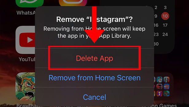 Image titled Delete Instagram on iPhone Step 3