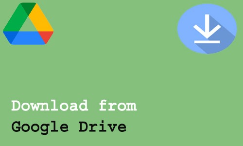 How to Download from Google Drive