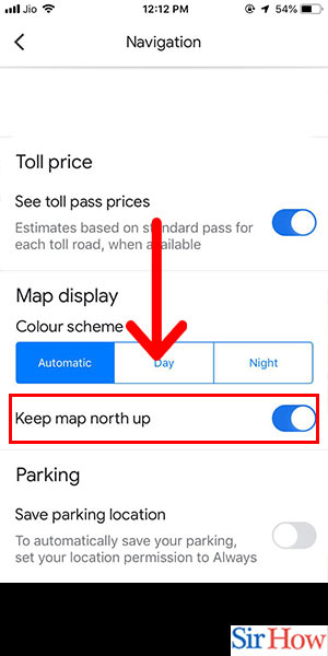 Image title Find True North on Google Maps iPhone Step 5