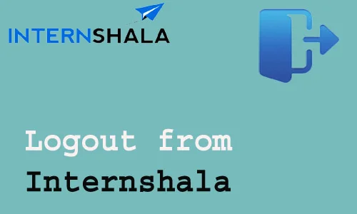 How to Logout from Internshala