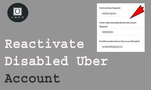 How to Reactivate Disabled Uber Account