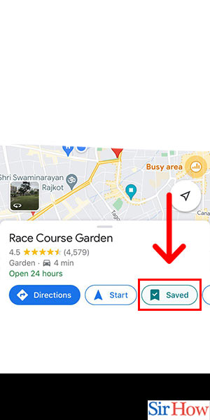 Image title Remove a Pin from Google Maps iPhone Step 3