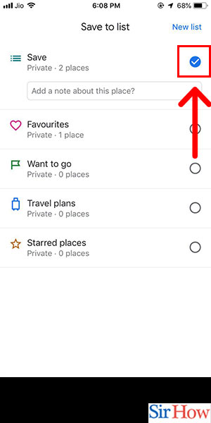 Image title Remove a Pin from Google Maps iPhone Step 4