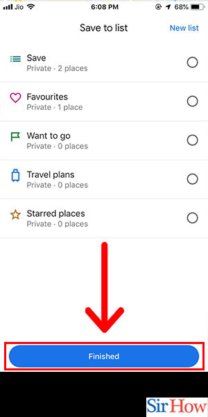 Image title Remove a Pin from Google Maps iPhone Step 5