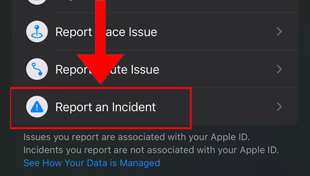 Image titled How to Report Speed Check on Apple Maps Step 4