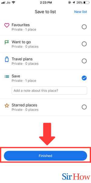 Image title Save Current Location in Google Maps iPhone Step 4