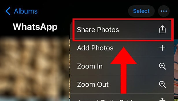 Image titled Share an Album on iPhone Step 5