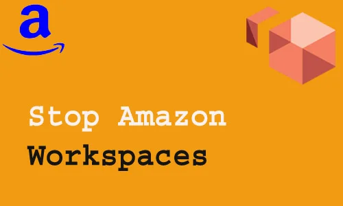How to Stop Amazon Workspaces