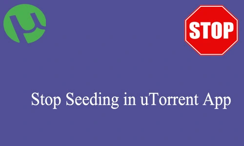 How to Stop Seeding in uTorrent App