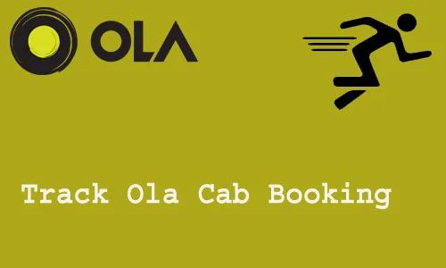 How to Track Ola Cab Booking