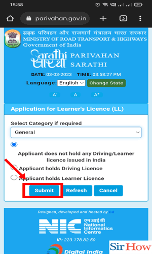 Image titled Learning and Permanent Driving Licence in Mumbai step 6