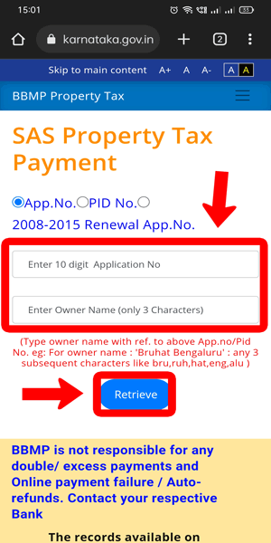 Image titled Pay Property Tax in Bangalore BBMP step 2