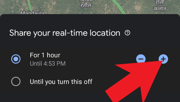 Choose the time duration for your location