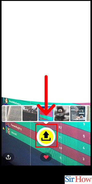 Image title Add Photos to Snapchat Story from Gallery iPhone Step 6