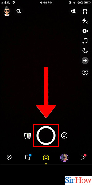 Image title Add Pictures to Snapchat Story iPhone Step 2