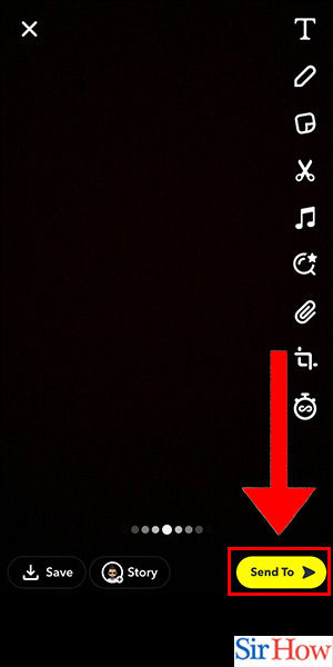 Image title Add Pictures to Snapchat Story iPhone Step 3