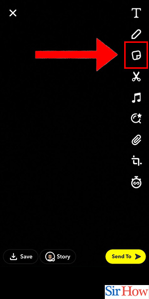 Image title Add Time on Snapchat iPhone Step 3
