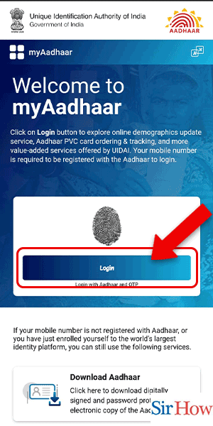 Image Titled Change Address in Aadhar Card Online Step 1