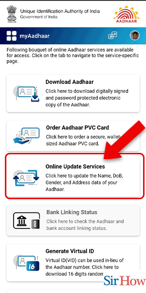 Image Titled Change Address in Aadhar Card Online Step 3