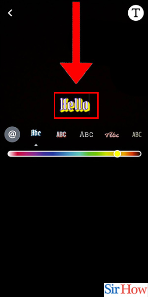 Image title Change Font on Snapchat iPhone Step 5