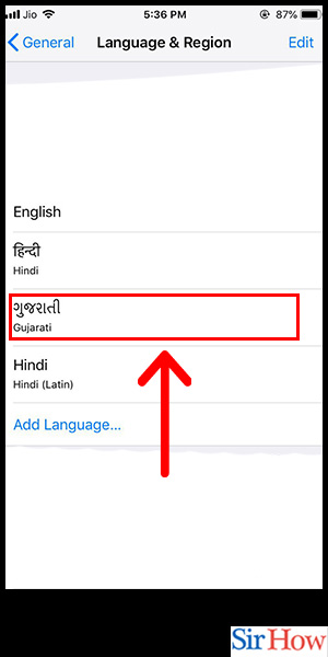 Image title Change Language on Snapchat on iPhone Step 4