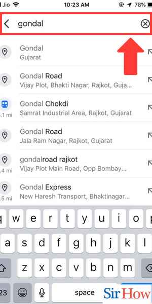 Image title Change Mode of Transportation in Google Maps iPhone Step 4