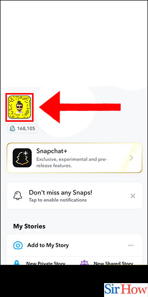 Image title Change Snapchat Profile Pic iPhone Step 3