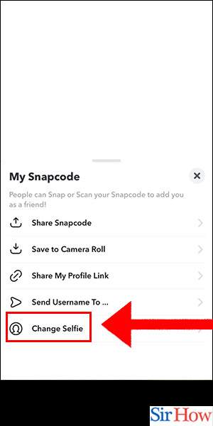Image title Change Snapchat Profile Pic iPhone Step 4