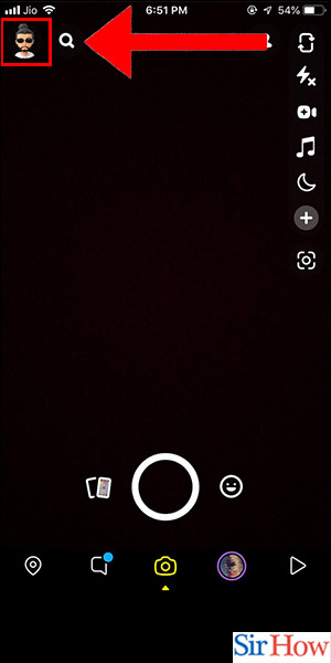 Image title Change Your Birthday on Snapchat on iPhone Step 2