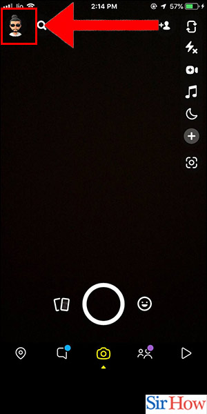 Image title Change Your Name on Snapchat iPhone Step 2