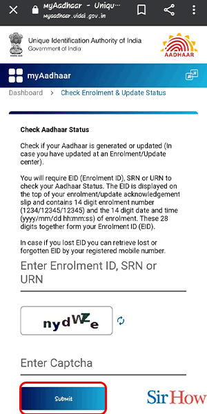 Image Titled Check Aadhar Card Update & Correction Status Step 3