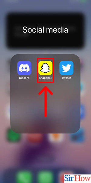 Image title Clear Snapchat Cache on iPhone Step 1