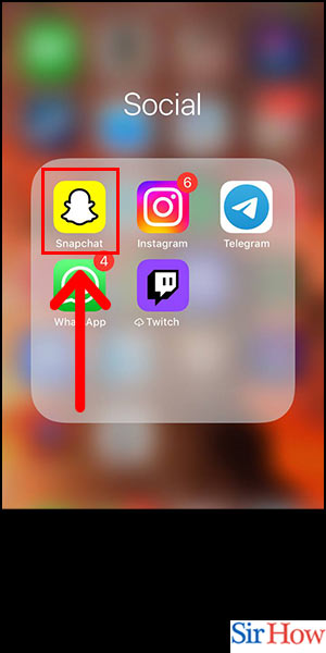 Image title Enable Filters on Snapchat iPhone Settings Step 1