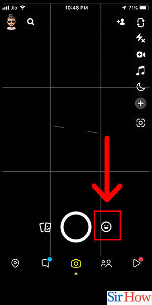 Image title Enable Filters on Snapchat iPhone Settings Step 2