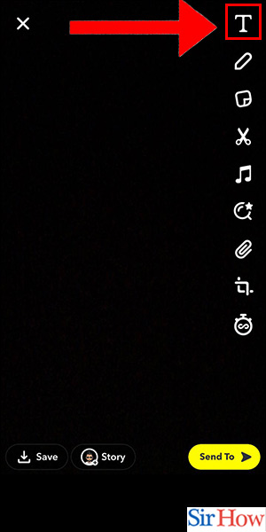 Image title Get Different Fonts on Snapchat iPhone Step 3