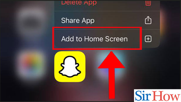 Image titled Get Snapchat back on your Home Screen in iPhone Step 8