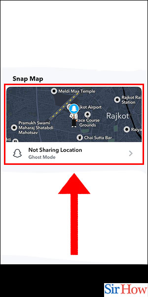 Image title Get Snapchat Map on iPhone Step 3
