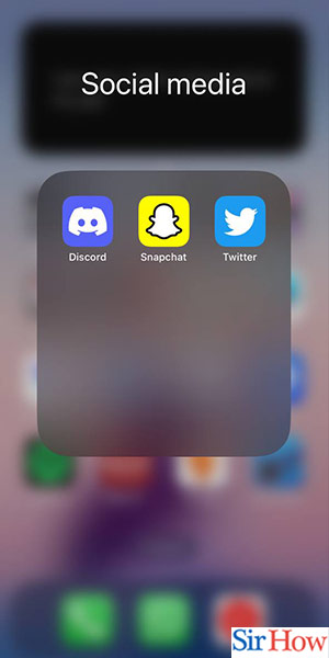 Image title Hide Snapchat on iPhone Step 1