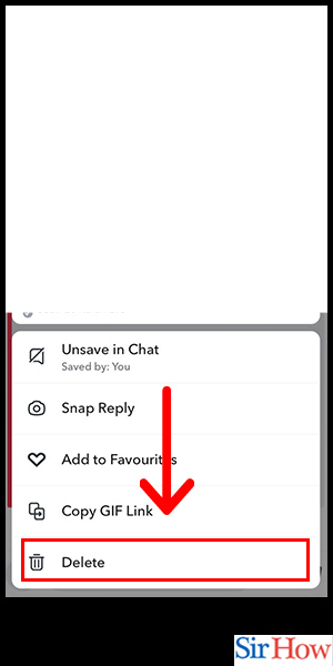 Image title Delete Snapchat Messages on iPhone Step 5