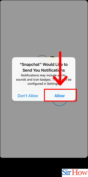 Image title Make a New Snapchat after Being Banned iPhone Step 4