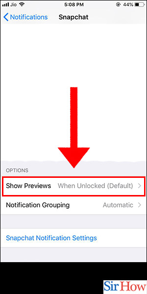 Image title Make Snapchat Notifications Not Show Names iPhone Step 4