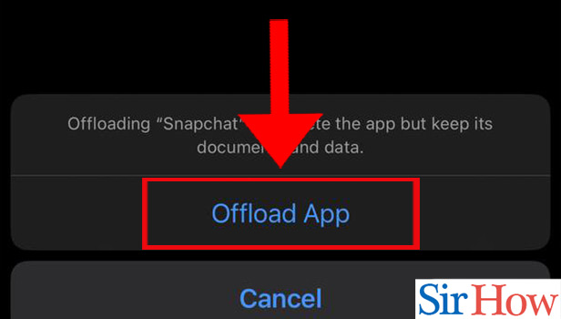 Image titled Offload Snapchat in iPhone Step 7