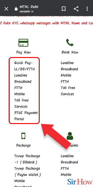 Image Titled Pay online Bill of MTNL Delhi Step 2