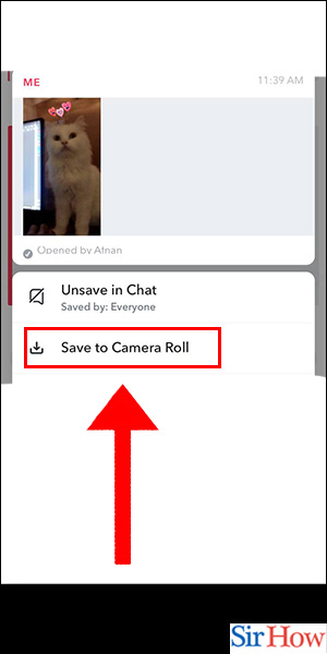 Image title Save Snapchat Pics on iPhone Step 5