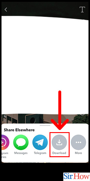 Image title Transfer Snapchat Photos to Gallery in iPhone Step 6