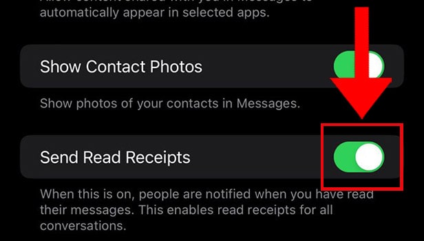 Image titled Turn off Read Receipts on iPhone Step 4
