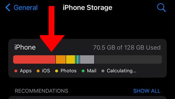 Image titled Check Storage on iPhone Step 4
