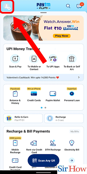 Image Titled Add Another Bank Account In Paytm Step 2